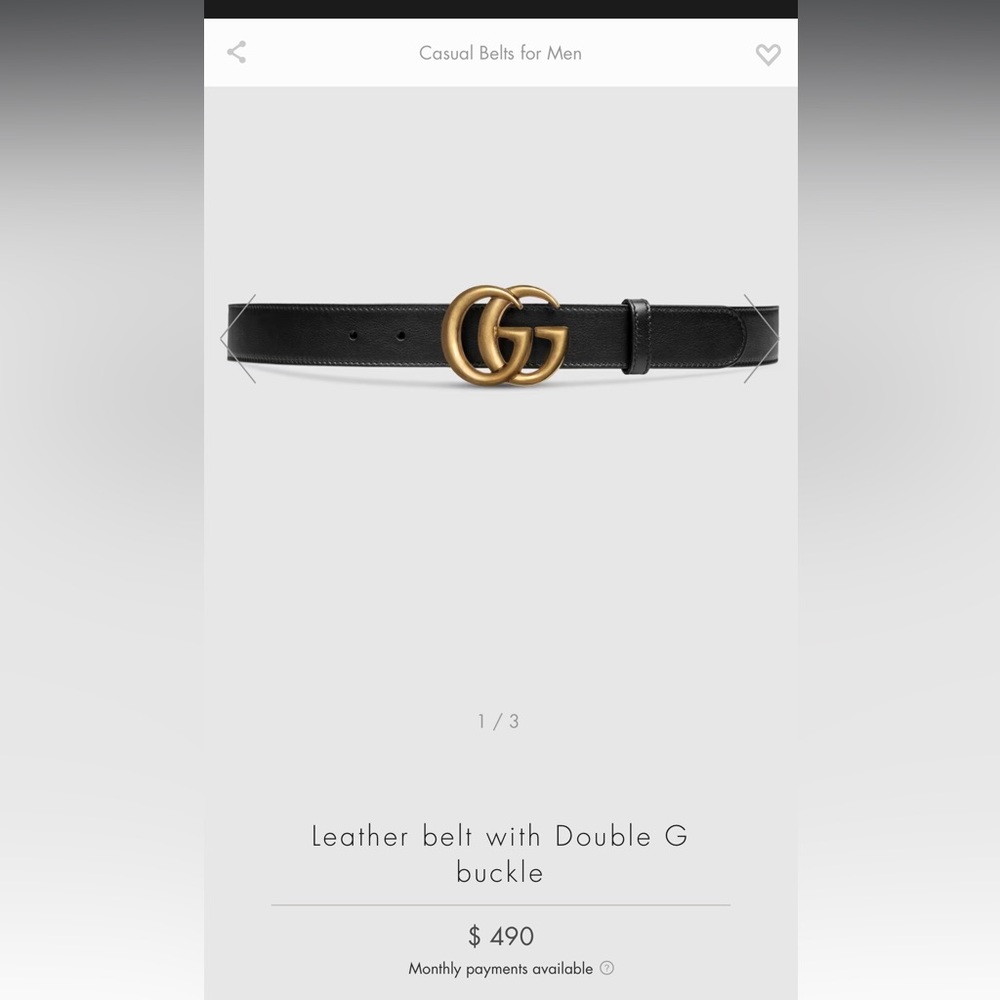 GUCCI GG BELT WOMENS